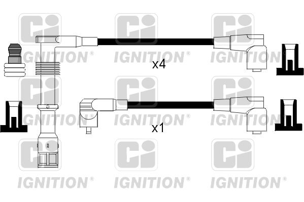 QUINTON HAZELL Süütesüsteemikomplekt XC826